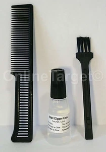 Wahl olio per rasoio ed elettrodomestici con pettine e spazzola di pulizia originale OEM lettura Desc - Foto 1 di 2
