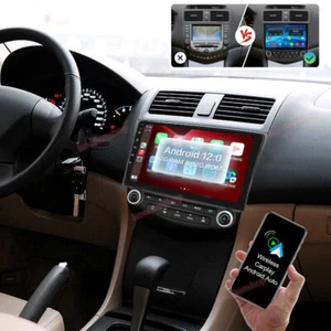For Honda Accord 2003-2007 Android 13 Apple Carplay Car Stereo Radio GPS Navi FM - Picture 1 of 13