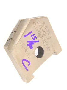 INSERTO DE TALADRO DE HOJA DE PALA USADA SERIE WAUKESHA ""C"" 1-15/16"" 1.9375"" 1004-0160F - Imagen 1 de 1