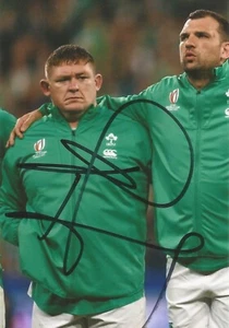 IRELAND & LEINSTER RUGBY: TADHG FURLONG SIGNED 6x4 ACTION PHOTO+COA **PROOF** - Picture 1 of 2