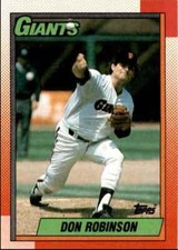 1990 Topps Baseball Cards Don Robinson San Francisco Giants #217