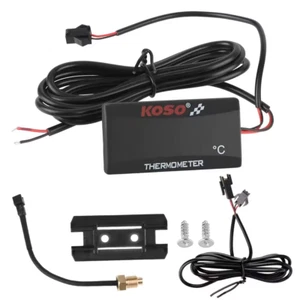 kit sensore temperatura acqua KOSO UNIVERSALE ECONOMICO auto moto scooter lcd - Imagen 1 de 9
