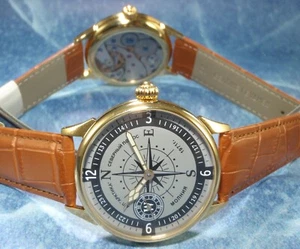 MOLNIYA Rose of Wind UdSSR Top Uhr Mechanisch Serviced Sichtwerk - Bild 1 von 10