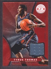 2012-13 Totally Certified Basketball Jersey Red #53 Tyrus Thomas 