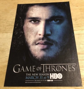 Juego de Tronos 2013 Jon Snow - Revista TV anuncio recorte - Imagen 1 de 1