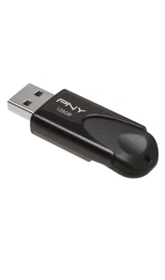 PNY 128GB Turbo Attache 4 USB 3.0 (P-FD128TBAT4-GE - Image 1 of 2