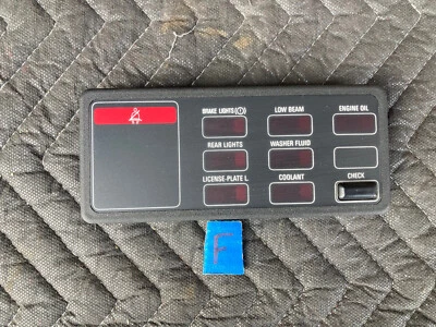 BMW E30 318i 325i 1982-1994 indicador de servicio luz bisel moldura tablero OEM #2141M Foto 1 de 4