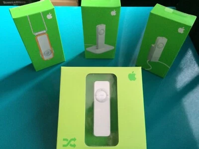 TOP! Apple iPod shuffle 1. Generation Weiß (512MB) Paket - Bild 1 von 4