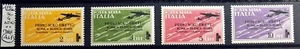 ITALY KINGDOM 1934 AIR ROME BUENOS AIRES COMPLETE NEW - 4 STAMPS NEW** - Picture 1 of 1