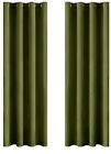 Miulee Green Blackout Curtains For Living Room 46*90-inch Drop 2 Panels