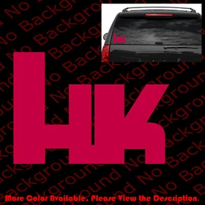 HK HECKLER KOCH Firearms Vinyl Decal Die Cut Sticker for 2A Gun Rights FA01 - Picture 1 of 9