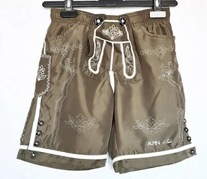 BOYS SHORTS PANTS VINTAGE AUTHENTIC ALPIN OKTOBERFEST DIRNDL TYROL  :US 12/EU140 - Picture 1 of 6