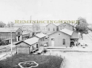 Fort Wayne IN "Pennsylvania Rail Road Depot & Shops" en 1889 reimpresión foto de colección - Imagen 1 de 1