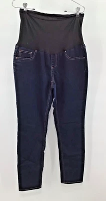 Blue Spice Maternity Jeans Size L Low Rise Dark Wash Pull-On - Image 1 of 4