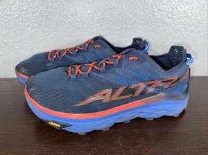 Altra Shoes - 2022 Mont Blanc Blue Red - Size 11 Mens - Trail Running EUC - Picture 1 of 11