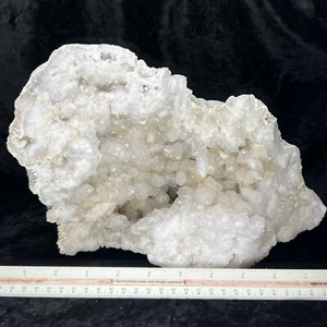 Geoda 11” Alta Calidad Cuarzo Cristal Racimo Grande Natural Declaración Espécimen - Imagen 1 de 12