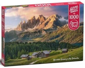 NEW Cherry Pazzi Jigsaw Puzzle 1000 Pieces 30103 Mountain Scenary in the Dolomit - Foto 1 di 2