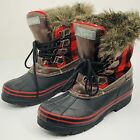 Womens 10 Cold Weather Boots Winter Boots Pac Boots Insulated Waterproof Boots