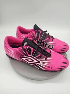 DSG Umbro Hot Pink/Black BD2DMP23 Soccer Cleats Womens Size 6 - Picture 1 of 7