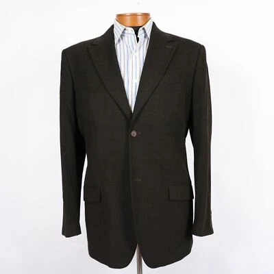 Perry Ellis Size XL 44R Modern Mens Brown 2 Btn Blazer Sport Coat Jacket  - Image 1 of 4
