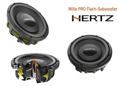 Hertz MPS 250 S2 Mille PRO Flachwoofer SHALLOW SUBWOOFER 10" 25cm Woofer 1000 W - Photo 1/4