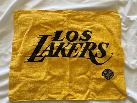 Los Angeles Lakers - LOS LAKERS NOCHE LATINA   3-4-2012 Game Day RALLY TOWEL NBA Cover