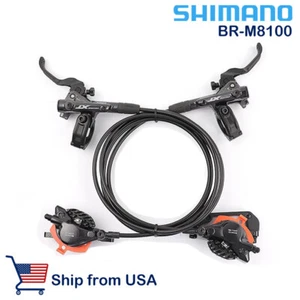 Shimano XT BL BR-M8100 Hydraulic Disc Brake Set Levers Pair Front Rear J03A - Picture 1 of 4