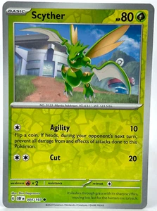 SCYTHER Reverse Holo Scarlet Violet Obsidian Flames 4/197 Pokemon - Foto 1 di 2