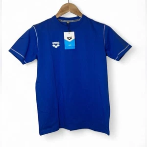 Arena Water Instinct Team Line Royal Blue Junior Youth 100% Cotton T-Shirt XL - Picture 1 of 7