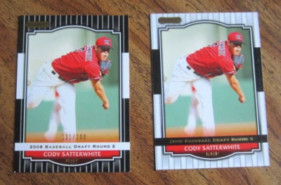 Cody Satterwhite Lot of 2 2008 Razor Signature Series #94 Cards w/1 #'d NCAA - Image 1 of 2