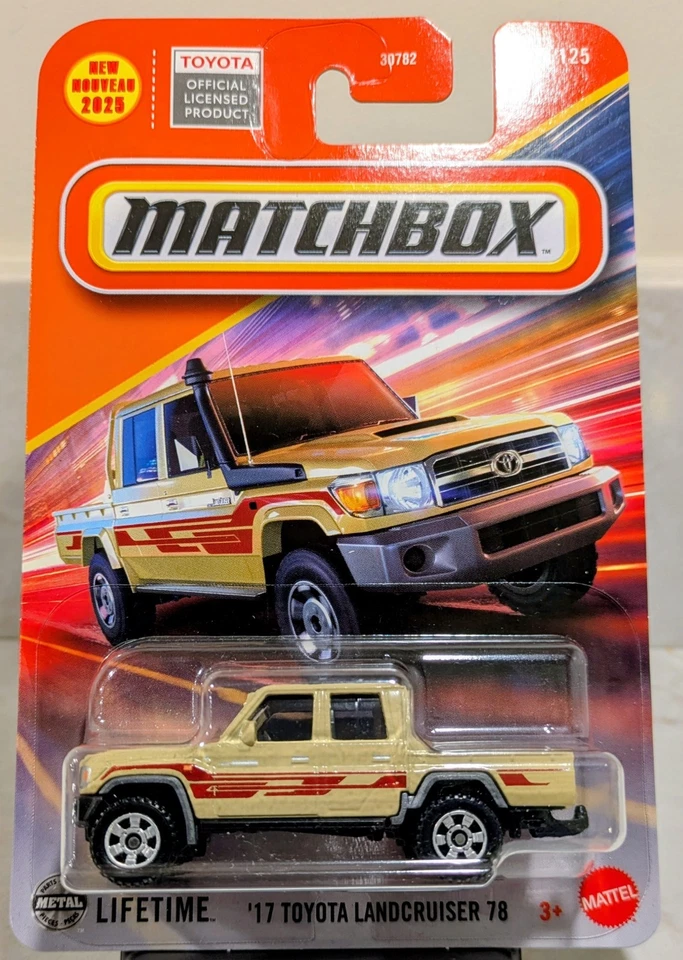 Toyota Land Cruiser 78 '17 / Bronceado / Matchbox / 2025 Foto 1 de 1
