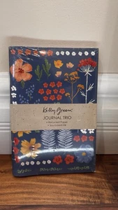 PUNCH STUDIO KELLY GREEN JOURNAL TRIO 3 DESIGNS 80 PAGES EACH 33033 BOTANY NEW - Picture 1 of 3
