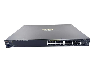 Switch de Rede Gigabit HP Aruba 2530-24G PoE+ J9773A 24 Portas - Imagem 1 de 4