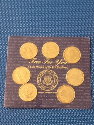 A Coin History of the United States Presidents Sealed Original Packaging 7 Coins - Image 1 of 2