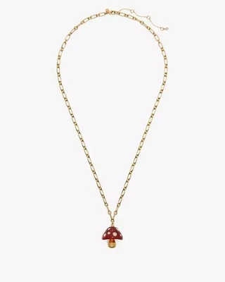 Kate Spade Forest Pop Mushroom Pendant Neckless. BNWT - Image 1 of 4