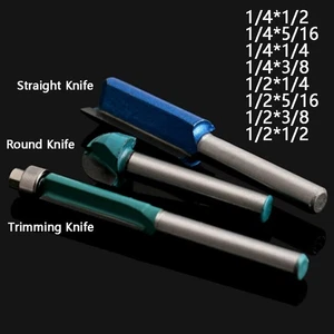1/4" 1/2" Shank Straight/Trimming/Round Router Bit Cutter Wood Milling Cutting - Picture 1 of 11