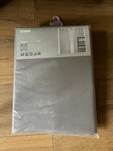 IKEA Vivan grey curtains x2, 145X300CM 57X118” still in sealed bag never opened - Picture 1 of 4