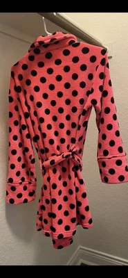 Bata Victoria’s Secret ROSA/NEGRO a lunares nueva sin etiquetas Foto 1 de 3