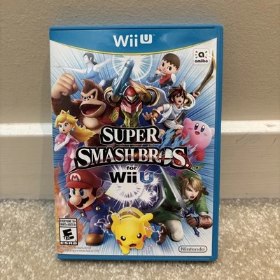 Nintendo Wii U Super Smash Bros Video Game Amiibo Complete with Manual 2014 - Image 1 of 4