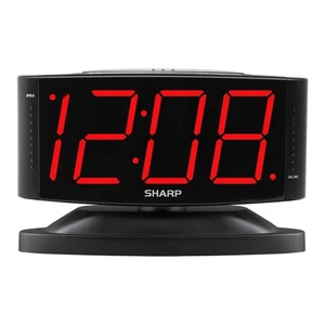 Home LED Digital Alarm Clock – Swivel Base - Outlet Powered, Simple Operation... - Picture 1 of 6