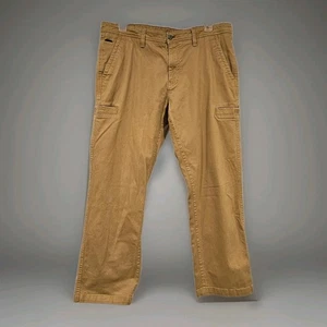Weatherproof Utility Pants Size 38x32 Camel Cargo Outdoors 7 Pockets Chino RARE - Picture 1 of 11