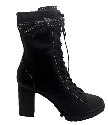 Botín de combate Alexandre Birman Evelyn Studs 90 negro talla 40 *defectos menores Foto 1 de 4