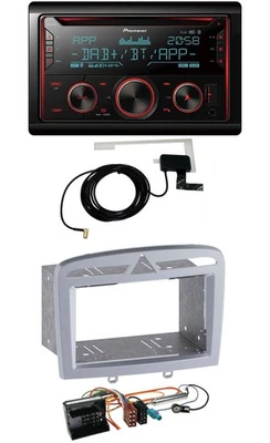 Pioneer 2DIN MP3 DAB USB CD Bluetooth Autoradio für Peugeot 308 09-13 warmsilber - Bild 1 von 4