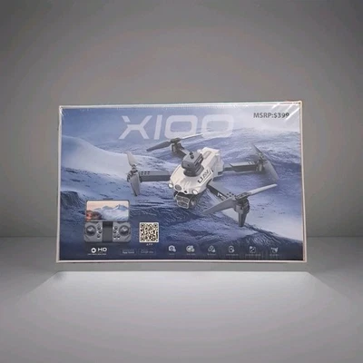 Drone X100 US TackOne With Dual Camera and Real Time Map New Sealed Box - Image 1 of 3