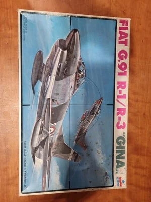 ESCI FIAT G 91 R-1/R-3 GINA PLASTIC MODEL KIT SCALA 1:48 - Immagine 1 di 4