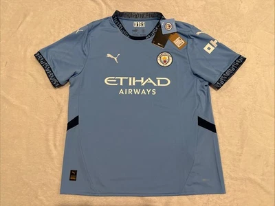 2024-25 Puma Men’s Manchester City Home Soccer Jersey Extra Large XL Man City - Image 1 of 4
