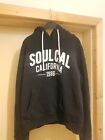 Soulcal & Co. Pullover Gr. XL mit Kapuze schwarz Logo navy Sweatshirt warm
