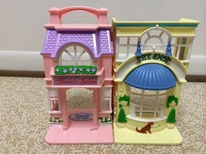 Fisher Price Sweet Streets Pet Shop Hair Salon House Dollhouse Building - Picture 1 of 3