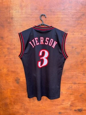 CAMISETA DE BALONCESTO NBA PHILADELPHIA SIXERS CAMPEÓN TALLA M #3 IVERSON Foto 1 de 4