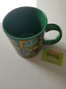 TAZZA IN CERAMICA TARTARUGHE NINJA MUTANTI ADOLESCENTI TMNT 20 OZ NUOVA CON ETICHETTE - Foto 1 di 6